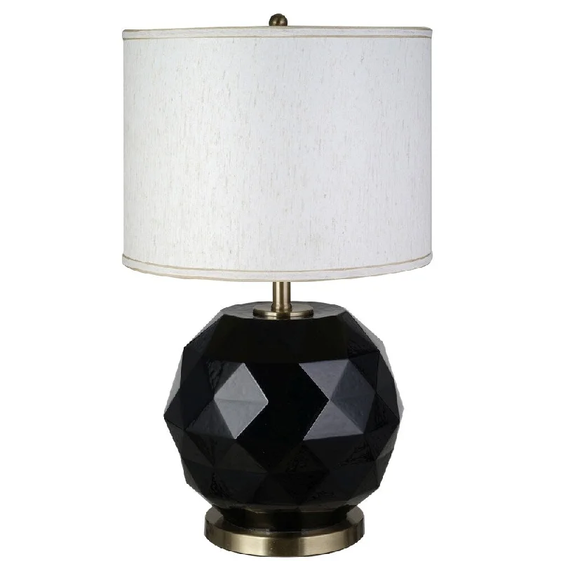 ceramic table lamps with hand painted designs for an artistic touchceramic table lamps with hand painted designs for an artistic touchCatalina Lighting 20714-001 Sterling Black Faceted Glass Orb Table Lamp - 16 x 16 x 27.5