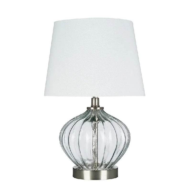 industrial style table lamps with exposed bulbs for loft apartmentsindustrial style table lamps with exposed bulbs for loft apartmentsCatalina Lighting Clear Glass Accent Lamp, 16.5", - N/A