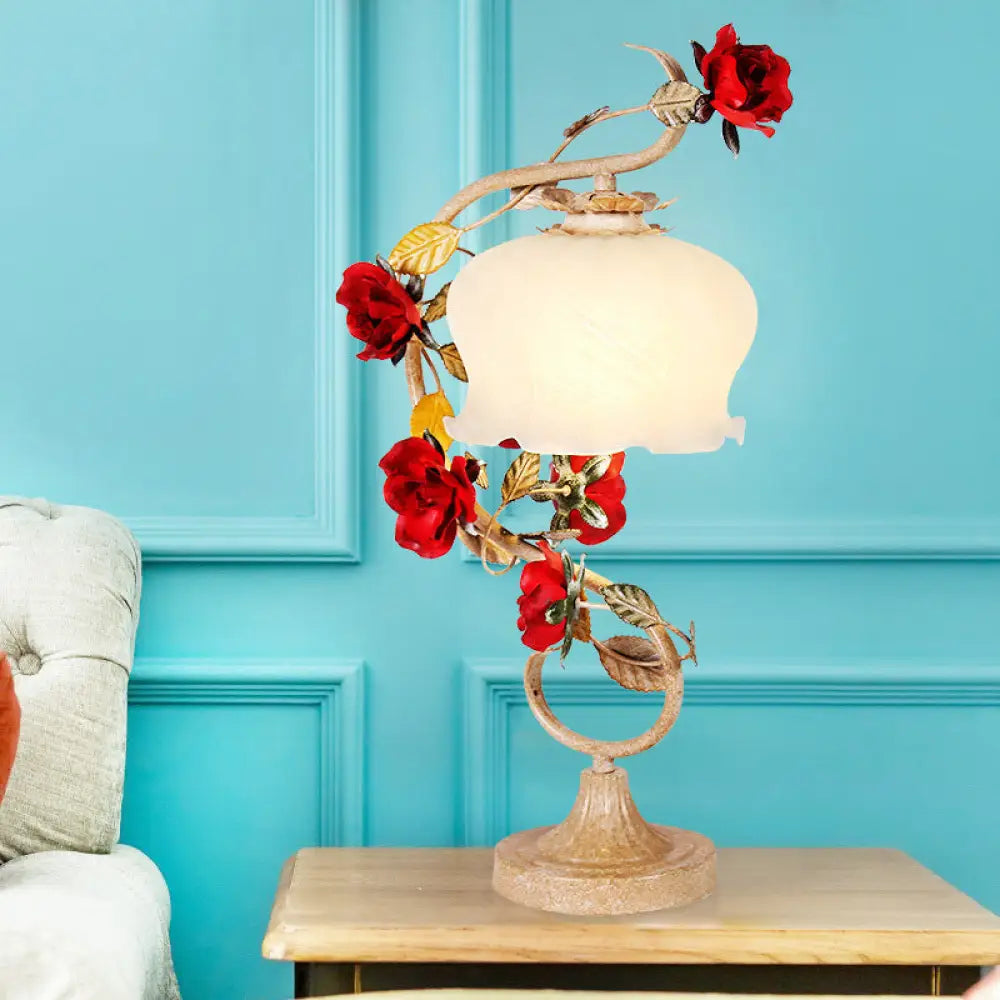 fabric table lamps with a linen shade for a relaxed and breathable lookfabric table lamps with a linen shade for a relaxed and breathable lookRomantic Metal Coffee Table Lamp with Rose Decor, Ideal for Bedroom Night Light