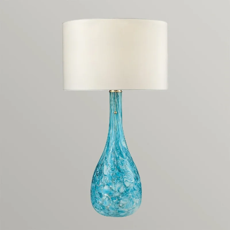 modern minimalist table lamps for contemporary living roomsmodern minimalist table lamps for contemporary living roomsEva Home One Light Table Lamp Mediterranean Seafoam Green - Exact Size