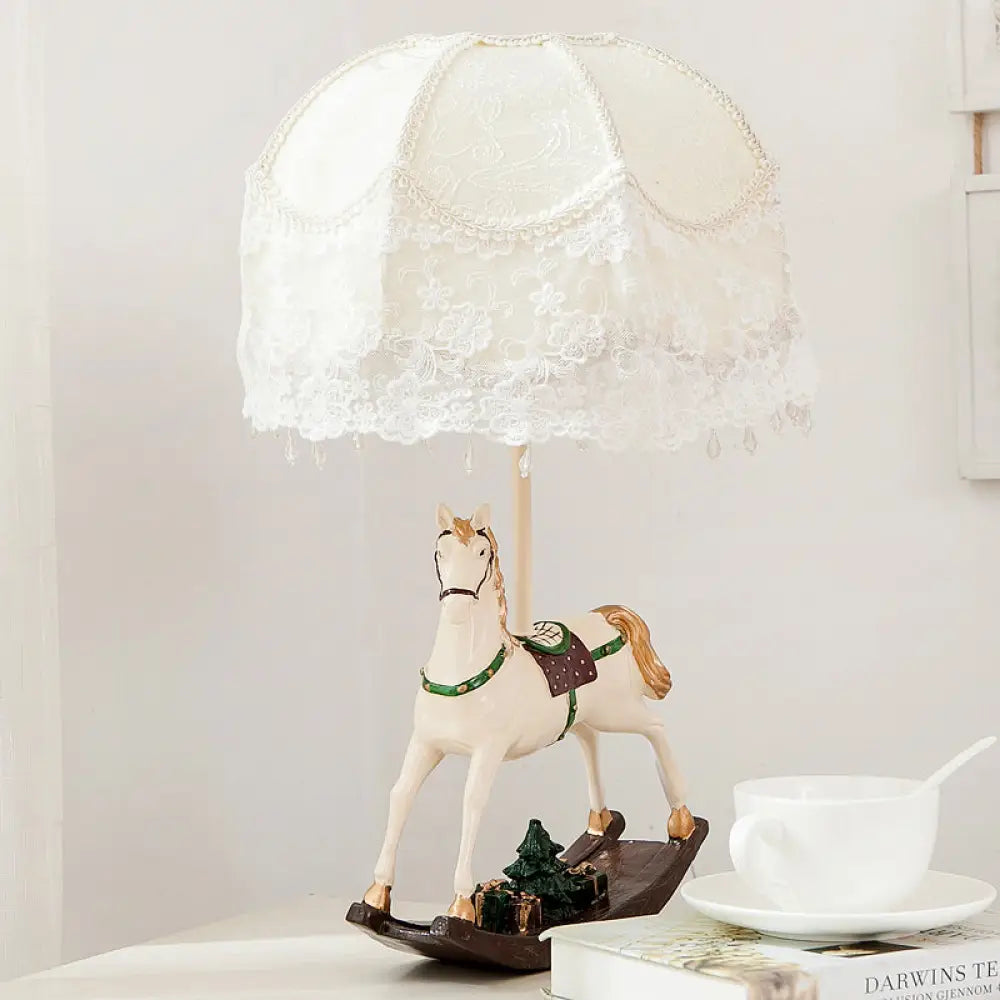gothic style table lamps with dark finishes for a mysterious lookgothic style table lamps with dark finishes for a mysterious lookWhite Lace Kids Table Lamp with Rocking Horse Seesaw Base