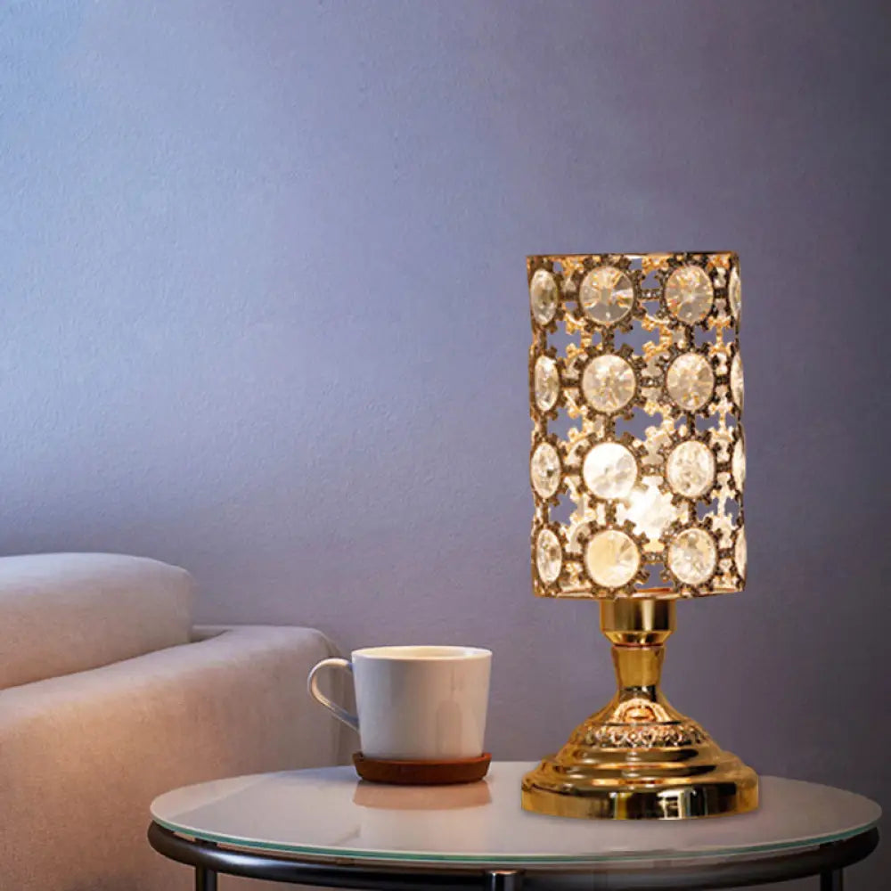 mid century modern table lamps with iconic designs for a stylish studymid century modern table lamps with iconic designs for a stylish studyViola - Modernism Modernism 1 Bulb Table Light with Crystal-Encrusted Shade Gold Tapered/Cylinder Reading Lamp