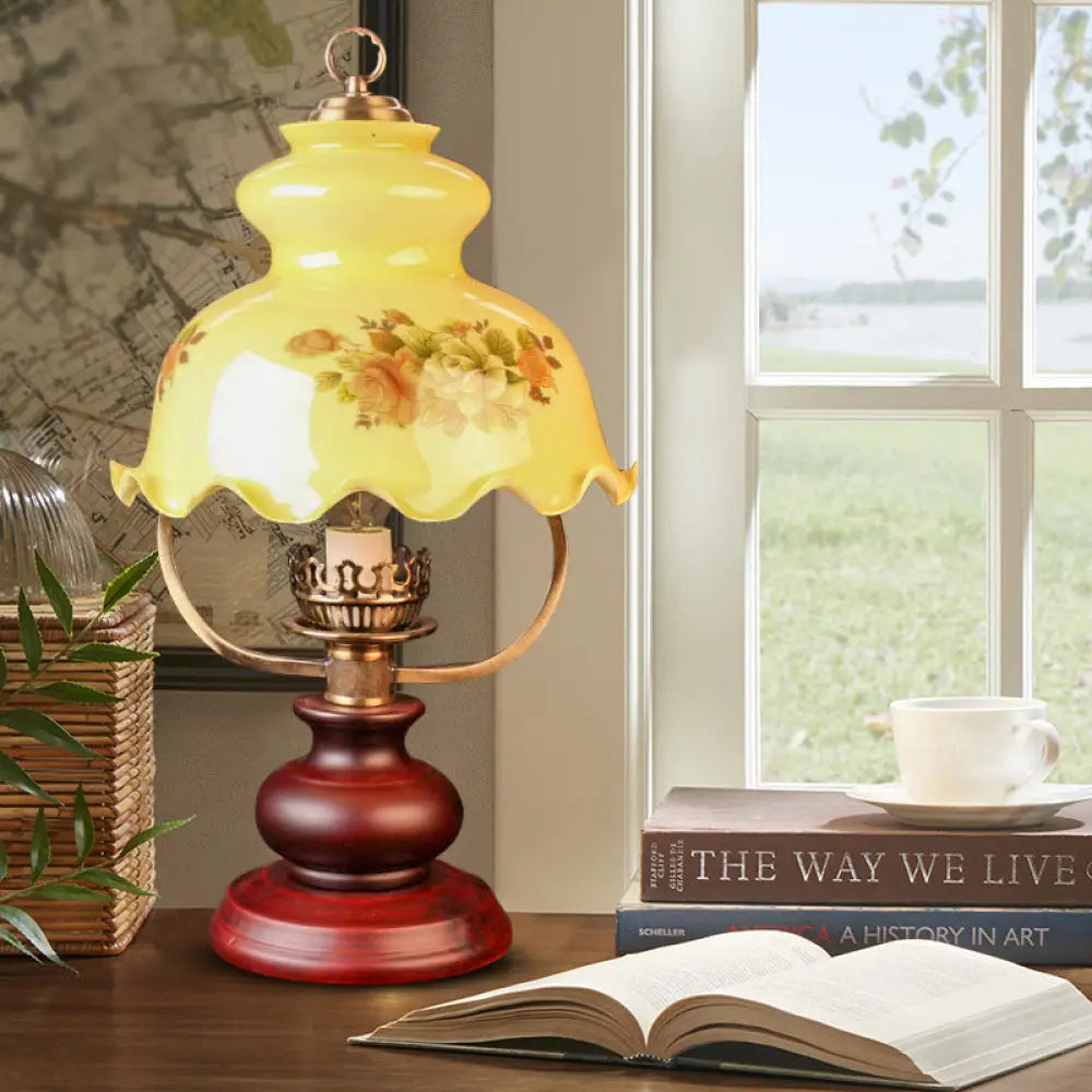 mid century modern table lamps with iconic designs for a stylish studymid century modern table lamps with iconic designs for a stylish studyRustic Ruffle-Brim Gourd Night Lamp with Yellow Patterned Glass - Red Brown Table Lighting mid century modern table lamps with iconic designs for a stylish studymid century modern table lamps with iconic designs for a stylish studyRustic Ruffle-Brim Gourd Night Lamp with Yellow Patterned Glass - Red Brown Table Lighting