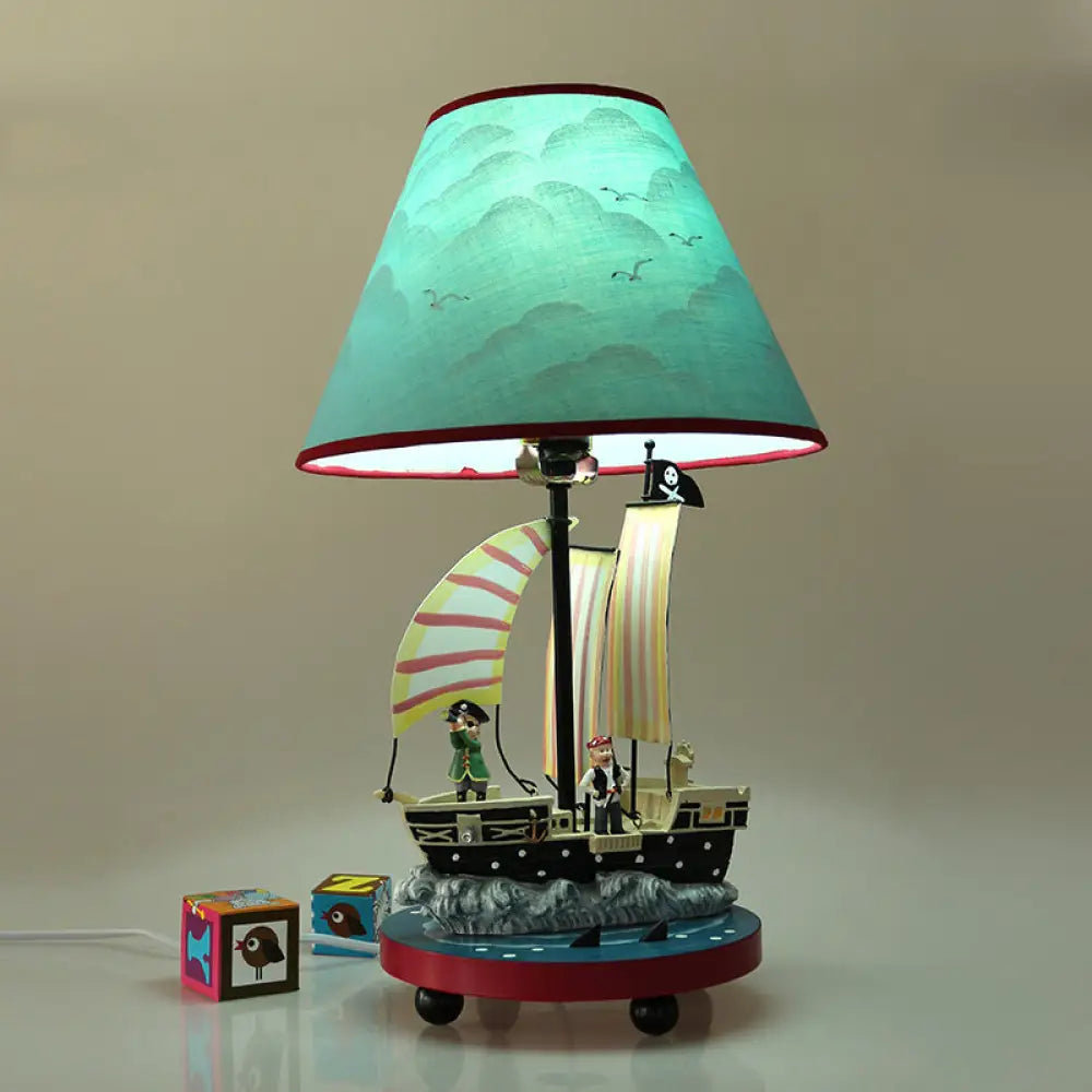 modern minimalist table lamps for contemporary living roomsmodern minimalist table lamps for contemporary living roomsBoy's Pirate Sailboat Bedside Lamp with 1 Light Resin Construction and Blue Conical Shade