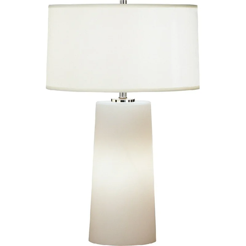 metal table lamps with a matte black finish for a sleek appearancemetal table lamps with a matte black finish for a sleek appearanceRobert Abbey 1580W Two Light Accent Lamp Rico Espinet Olinda Frosted White Cased Glass Base w/ Night Light - One Size