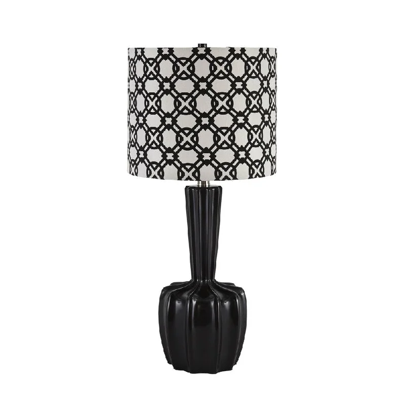 fabric table lamps with a linen shade for a relaxed and breathable lookfabric table lamps with a linen shade for a relaxed and breathable lookSharitey Black Poly Table Lamp (Set of 2)