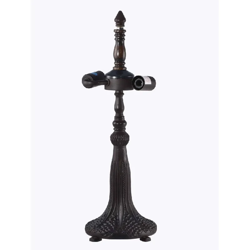 leather table lamps with a distressed texture for a rugged charmleather table lamps with a distressed texture for a rugged charmSpringdale 18-inch Antique Bronze Metal 2-light Lamp Base