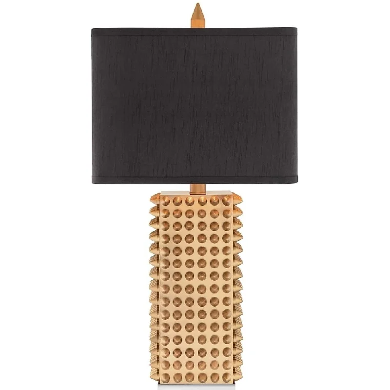 ceramic table lamps with hand painted designs for an artistic touchceramic table lamps with hand painted designs for an artistic touchThe Curated Nomad Ynez 3-way Gold-spiked Table Lamp