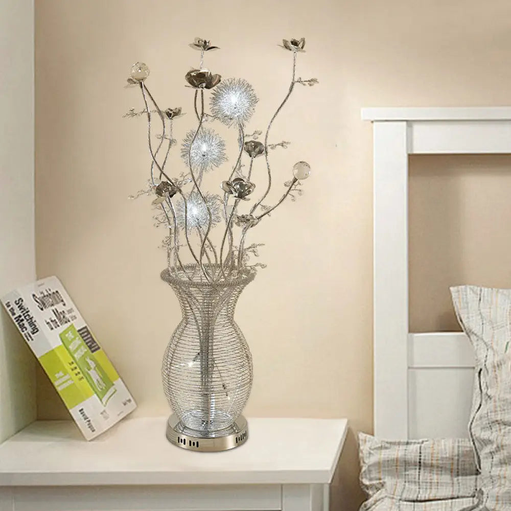victorian style table lamps with ornate details for traditional homesvictorian style table lamps with ornate details for traditional homesNicole - Silver Urn-Like Metallic Table Lamp Decorative Bedroom Swing Arm LED Nightstand Light with Flower Design in Silver victorian style table lamps with ornate details for traditional homesvictorian style table lamps with ornate details for traditional homesNicole - Silver Urn-Like Metallic Table Lamp Decorative Bedroom Swing Arm LED Nightstand Light with Flower Design in Silver