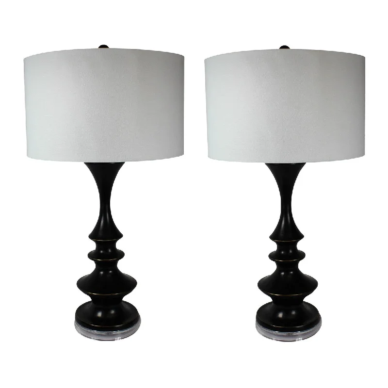 rustic farmhouse table lamps for cozy kitchensrustic farmhouse table lamps for cozy kitchensVerano Tall Contemporary Black Table Lamp - Set of 2 - 30-Inch rustic farmhouse table lamps for cozy kitchensrustic farmhouse table lamps for cozy kitchensVerano Tall Contemporary Black Table Lamp - Set of 2 - 30-Inch